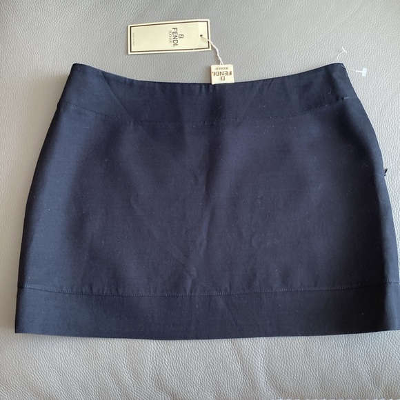 NWT FENDI dress mini SKIRT Sz 4-6 US=40 Italy - Picture 2 of 12
